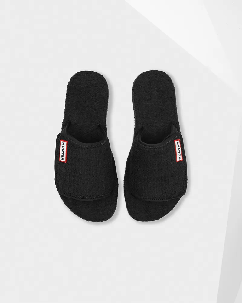 Hunter Womens Beach Slider in Black-1